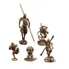 Mono de Latón Rey Mono Sun Wukong Rey Mono Escultura de Cobre Artesanías Decoración Artesanías de Cobre Adornos de Latón Artesanías de Cobre