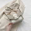 Bolsa de Ombro Texturizada Moda para o Dia a Dia 2023 Verão Popular Coreana ins Estilo Estrangeiro Retrô Pequena Quadrada