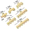 Conector de colgante plano de una pieza con base porosa de acero inoxidable, hebilla para pulsera, collar, pendiente, accesorios de joyería para bricolaje