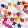 Bonito Cor Cinco Pontas Estrela Flor Bow ABS Pearl frisado DIY Acessórios Material Nail Art Phone Case Patch