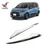 Adecuado para Toyota 22 Sienta Tiras Decorativas para Modificación de Espejo Retrovisor, Tiras Brillantes Galvanizadas Especiales Anticolisión para Espejos de Reversa