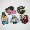 Bottons de Metal Personalizados, Bottons Pintados, Medalhas de Esmalte, Lembrancinhas com Logo Impressível, Broches de Metal de Desenho Animado