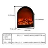 Insertar de chimenea personalizado, chimenea de estilo europeo, llama simulada electrónica, chimenea eléctrica de estilo americano, calentador empotrado decorativo para el hogar