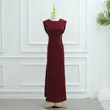 Vestido de Camada Interna Cor Sólida 2025Loriya LR1003