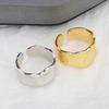 Anillo Luminoso Cóncavo-convexo Distintivo Estilo Coreano Anillo Abierto de Ola Irregular para Mujer Anillo Joyería Estilo Celebridad de Internet