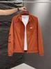Charge Clothes Jaqueta Primavera e Outono 2024 Nova Gola Vertical Proteção Solar Roupas Jaqueta Casual Trendy All-match Roupas Masculinas