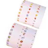 Etiqueta de Nombre para Niños Fuente de Material Fabricante Pegatina de Nombre de Dibujos Animados Lindos Papelería Etiqueta Autoadhesiva Etiqueta de Nombre