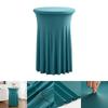 Fundas Elásticas para Mesa Cuidadosamente Seleccionadas para Bodas, Mesas de Cóctel de Hotel, Mesas Redondas Altas Transfronterizas, Faldas de Mesa Elásticas Decorativas Anti-Pilling