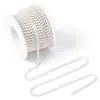 Cadena de Garra de Perla Cifrada Color AB de 2 mm a 6 mm Cadena de Garra con Strass Base Dorada y Plateada Taladro de Garra Cadena Pegatina para Teléfono Móvil DIY Venta al por Mayor