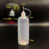 Botella de aguja sub-botella de maquillaje líquido botella de pigmento para tatuajes botella de agujero de alfiler botella de aceite esencial botella de plástico PE botella de boca puntiaguda botella dispensadora