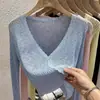 Cardigã de Seda Gelada para Mulheres, Jaqueta Vermelha Fina, Xale, Novo Estilo de Verão, Combinado com uma Saia, Peça de Cima Externa, Top Curto de Tricô
