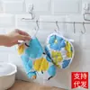 Luvas de isolamento térmico para forno de micro-ondas grossas, conjunto de duas peças com forro resistente a altas temperaturas, almofada de isolamento térmico de veludo, conjunto de duas peças