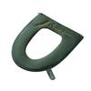 Cojín de felpa para asiento de inodoro de uso doméstico, Invierno cálido e impermeable en forma de U, Cojín grueso para asiento de inodoro, Anillo de inodoro portátil de felpa