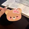 Chapéu Cartoon Super Fofo Rilakkuma Velcro Menina Doce Franja Adesivo Adesivo de Franja Sem Costura Celebridade da Internet Estilo Ins Adesivo de Cabelo
