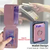 Soporte Magnético Magsafe para Tarjetas de Moda Transfronterizo con Anillo Almacenamiento Conveniente Id Cuero Exquisito Soporte para Tarjetas Listo para la Venta