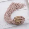 Fio de ouro feito à mão com nó plano pulseira de puxar corda de colar acessórios modificação de pingente ajuste fivela de nó plano