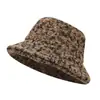 Otoño e Invierno Nuevo Color Color Mixto Sombrero de Pescador para Mujer Sombrero de Cubo Retro de Tweed Artístico Casual Adelgazante para la Cara Cálido de Moda