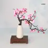 Decoraciones de Escena Estilo Antiguo, Accesorios de Fotografía de Caligrafía, Artefactos de Jade, Montaje para Fotografía de Transmisiones en Vivo y Videos Cortos, Flores de Ciruelo
