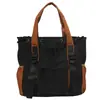 Bolsa para el Viaje Diario por la Mañana para Mujer, Gran Capacidad, Adecuada para Estudiantes Universitarios, de un Solo Hombro Cruzada, Estilo Americano, Bolsa Casual Ligera, Bolso Tote Vintage