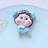 Grande Pilha de Cartas Menina de Resina Acessórios Charms para Sapato Crocs Joias DIY Capa de Celular Acessórios de Cabelo Adesivos Materiais Decorativos