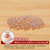 Cor Dourada 18K Preservação da Cor Folheado a Ouro Cobre Puro Pequenas Contas Douradas Contas Douradas para DIY Contas Soltas Contas Espaçadoras para Pulseira com Contas Atacado Contas de Posicionamento