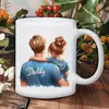 Taza con elemento calefactor, taza de oficina, taza de café, taza blanca se puede imprimir LOGOTIPO, diy,