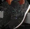 Zapatillas Mujer 2021 Nuevas Plataforma Lentejuelas Zapatos Combinación de Colores Transpirables Pedrería Plataforma Zapatillas Mujer Talla Grande Comercio Exterior