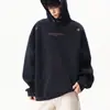 Sudadera con capucha bordada estilo étnico pesado de 500 g para hombre y mujer Diseño de otoño Manga larga Guapo Holgada Sudadera con capucha