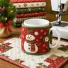 Kit de costura para posavasos acolchado navideño transfronterizo
