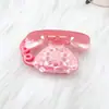 YHJ Acessórios de Cabelo Novo Formato de Guitarra de Simulação Formato de Telefone Presilha de Agarre Estampa de Desenho Anime Grampo de Cabelo Acrílico Presilha de Tubarão Pegador de Cabelo