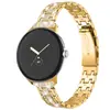 Adequado para pulseira de metal Google 1ª/2ª geração Google pixel fecho duplo cinco contas pulseira de diamante agora