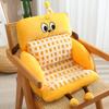 Cojín de Silla y Respaldo Integrados Invierno Oficina Sedentario Cintura Cojín de Silla Dormitorio Estudiante Cálido Banco Cojín para Glúteos
