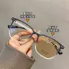 Armazón para gafas de ojo blanco liso irregular TR suave armazón óptico para miopía versión coreana anti-luz azul lente plana armazón de gafas adelgazante
