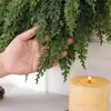Decoraciones Navideñas de Venta Caliente Transfronterizas Corona de Pe Navidad Colgante de Pared Colgante de Puerta Corona de Planta Verde Decoración del Hogar Colgantes