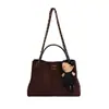 Bolso de Moda Elegante con Bordado Acolchado para Mujer 2025 Nuevo Otoño Versátil Bolso de Hombro Cruzado Bolso de Mano Cubo Bolso Pequeño