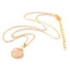 Amazon Collar de Clavícula Corazón de Amor de Piedra Natural Colgante de Estrella Collar con Diseño de Corazón Melocotón Estilo Nuevo Personalizado para el Trabajo