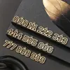 En Stock de Fábrica Acero Inoxidable DIY Accesorios para Collares Números Árabes Colgantes Huecos 0-9 Colgantes de Joyería Venta al Por Mayor