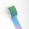 Gasa Transparente Arcoíris Degradado con Flores Cinta de Colores Cinta para Empaque de Pasteles Cinta Encriptada Cinta para Empaque de Regalos