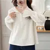 Camisa de Encaje con Capucha de Manga Larga de Uso Rudo Estilo Francés para Mujer, Modelo Nuevo Primavera y Otoño 2026, Top Camiseta Base Interior Único y Súper Elegante