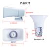 Altavoz de Alarma Cuadrado de Alto Volumen con Cable 12V Bajo Consumo Altavoz Habitación Exterior Impermeable Lluvia 120 Decibelios