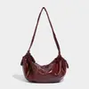 Bolso Mini Croissant Retro para Mujer 2025 Nuevo Diseño de Nicho Bolso de Hombro Único para Mujer Bolso Pequeño Exquisito