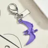 Varios Llaveros con Forma de Dinosaurio de Dibujos Animados, Flores y Corazones, Colgantes Únicos Lindos y Coloridos, Dijes Sencillos para Bolsos