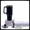 ¡Taza de coche portátil transfronteriza de 40 oz con interior de plástico y asa exterior de acero, taza de agua con hielo creativa grande para coche europea y americana!