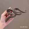 Elegante pinza de garra floral para peinado semi-recogido, nuevo modelo 2026 para mujer, pinza de tiburón de tamaño mediano para la parte trasera de la cabeza, accesorio para el cabello