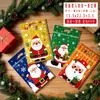 Bolsas de Plástico Autocierre para Regalos de Papá Noel Bolsas Tote Mixtas Cuatro en Uno 50 Bolsas de Embalaje Navideño Bolsas de Dulces