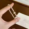 "Fu Yun Jian" Novo Bracelete Laranja com Contas Estilo Chinês, Frescor de Verão, Exquisito, Luxo Leve, Joia de Mão Versátil para Mulheres
