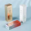 Caja de Empaque para Tarjeta Plateada Caja Personalizada de Doble Inserto para Artículos de Uso Diario Caja de Cartón Blanco Caja de Color para Cosméticos de Agua de Belleza Impresión al por Mayor