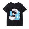Nueva camiseta de anime japonés europeo y americano spell back battle manga corta bidimensional ropa para padres e hijos estudiante casual uniforme de clase estampado
