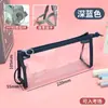 Estojo Transparente para Sala de Exame, Especial para Vestibular e Exame de Admissão à Faculdade, Bolsa Plástica Simples A4 de Grande Capacidade, Bolsa para Reforço Escolar, Bolsa para Material Escolar