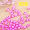 8mm Conta-em-Conta Contas Acrílicas Contas Soltas Transparente Cor Interna Contas da Terra Acessórios para Vaso Bordados à Mão